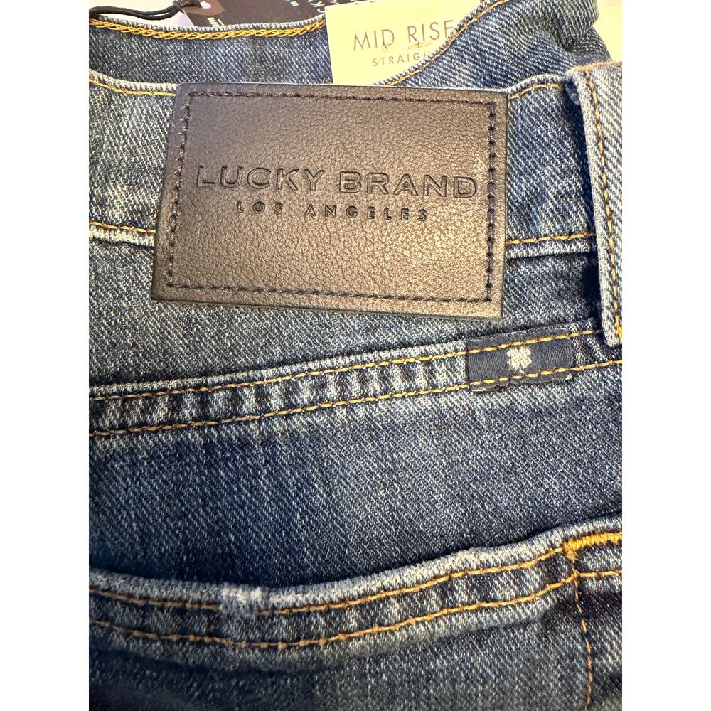 Lucky Brand Mid Rise Straight Jeans Womens 12/31 NWT - Picture 8 of 8